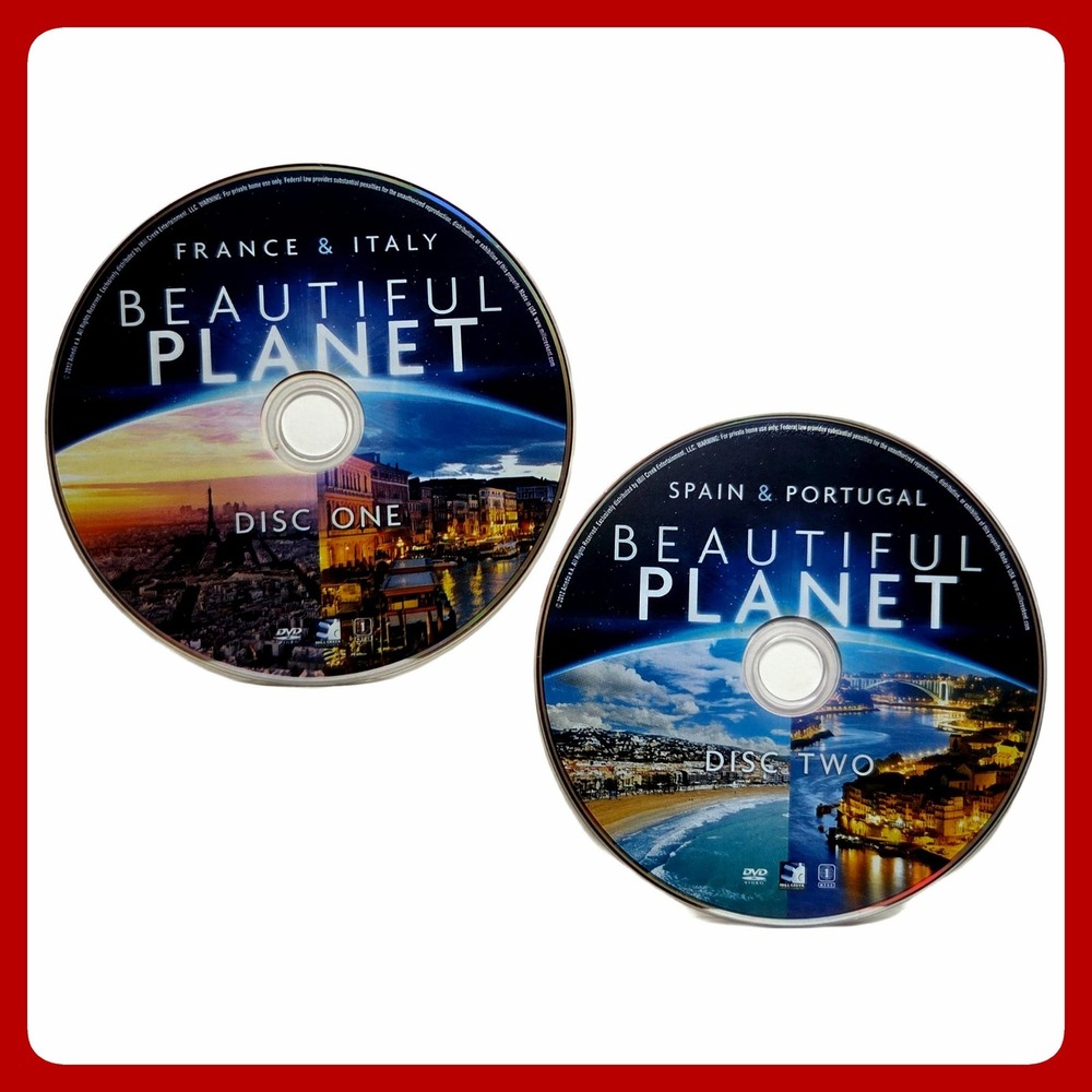 Beautiful Planet Europe Documentary DVD Set Travel Film France Spain Italy